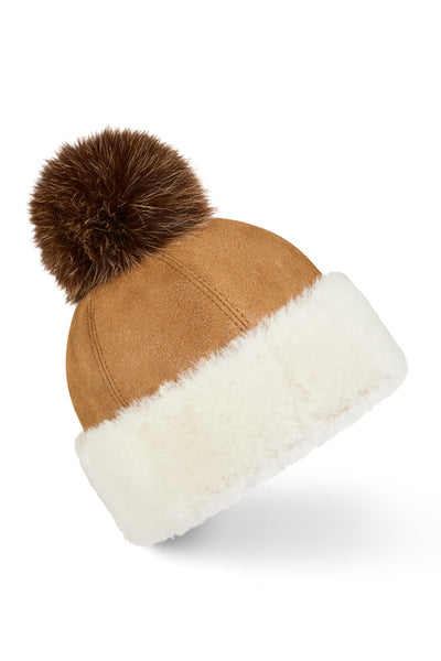 Ugg deals sheepskin beanie